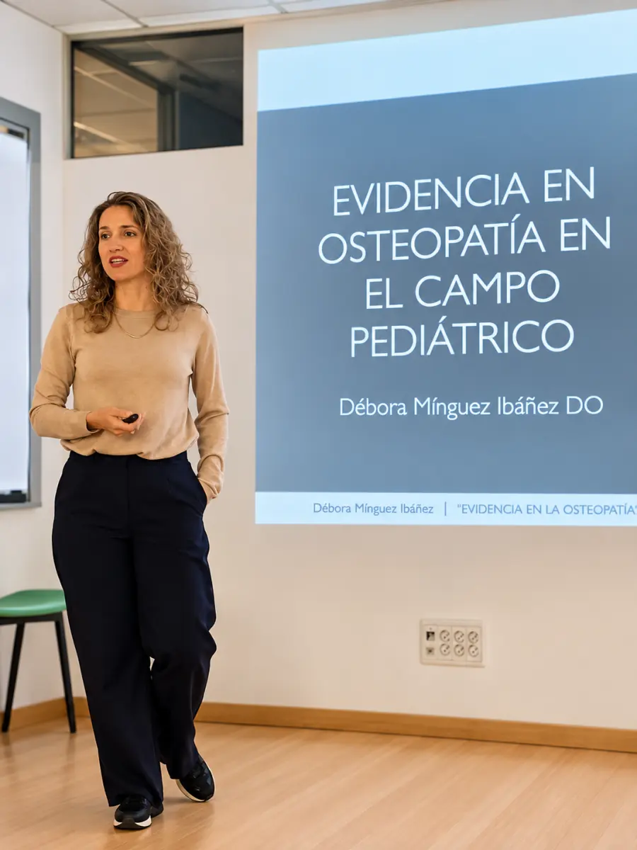 Débora Mínguez, osteópata craneal y pediátrica